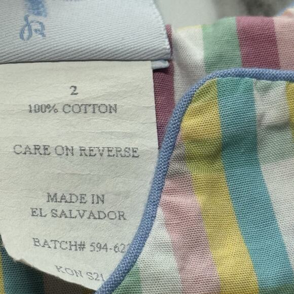 Bella Bliss Plaid Overalls Romper Size 2T Button Pockets Shortalls Classic - Picture 6 of 7